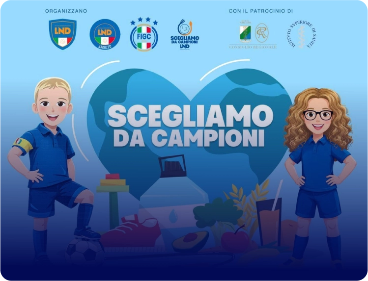 Il CR Abruzzo presenta il progetto “Scegliamo da Campioni”